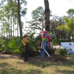 This pinata took a lot of abuse. Then it broke!